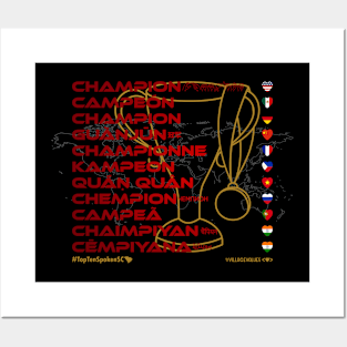 CHAMPION: Say ¿Qué? Top Ten Spoken (South Carolina) Posters and Art